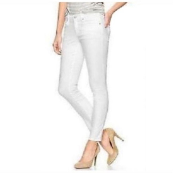 gap 1969 white jeans